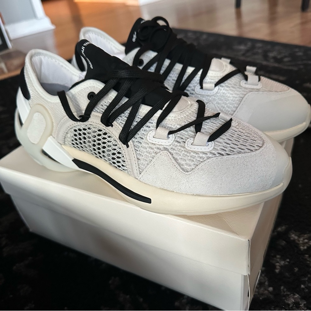 Adidas Y-3 Grey & Black Idoso Boost Sneakers